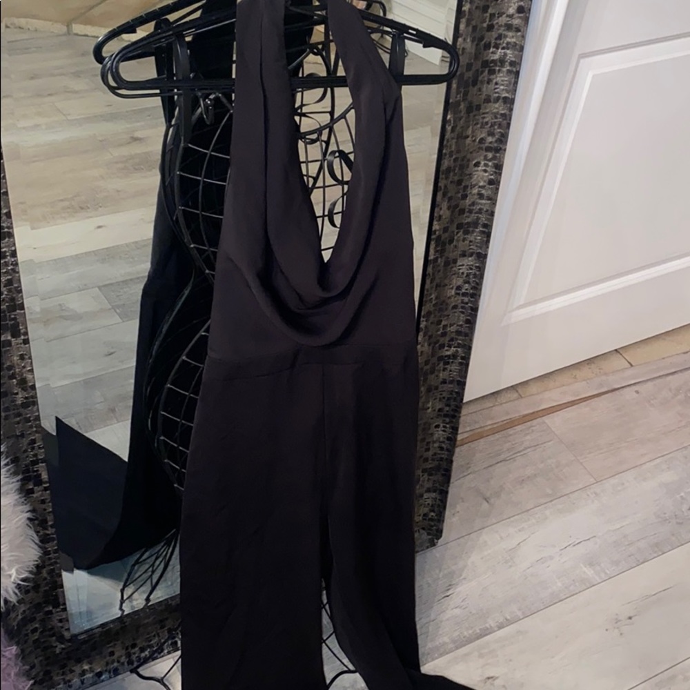Black Sheer Jumpsuit